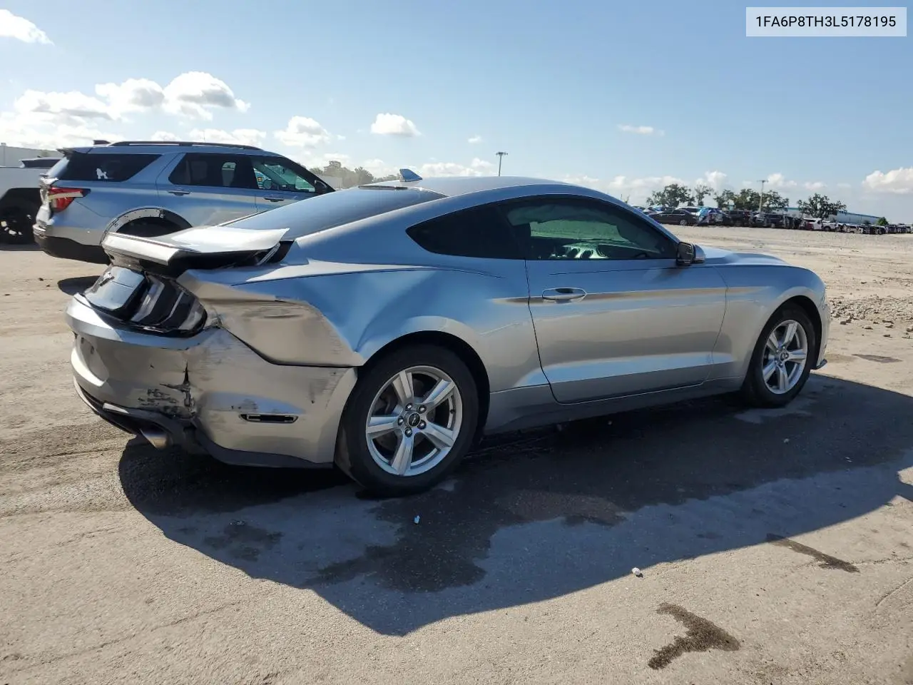 2020 Ford Mustang VIN: 1FA6P8TH3L5178195 Lot: 57035695
