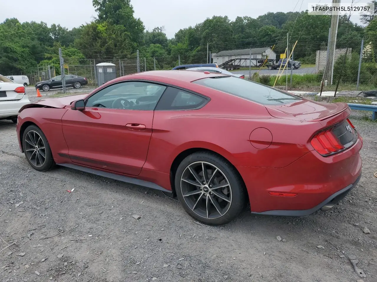 2020 Ford Mustang VIN: 1FA6P8TH5L5129757 Lot: 62587375