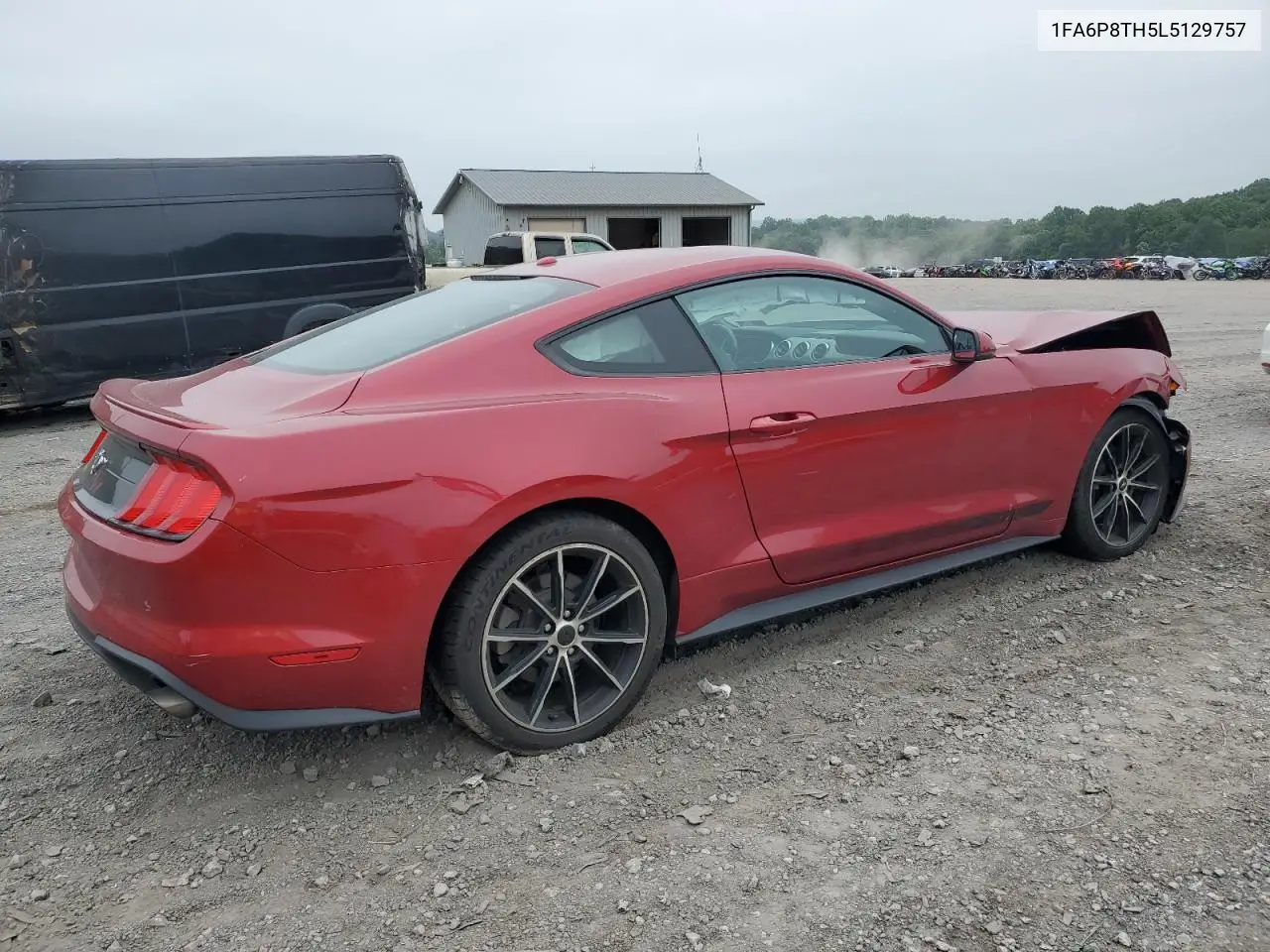 2020 Ford Mustang VIN: 1FA6P8TH5L5129757 Lot: 62587375