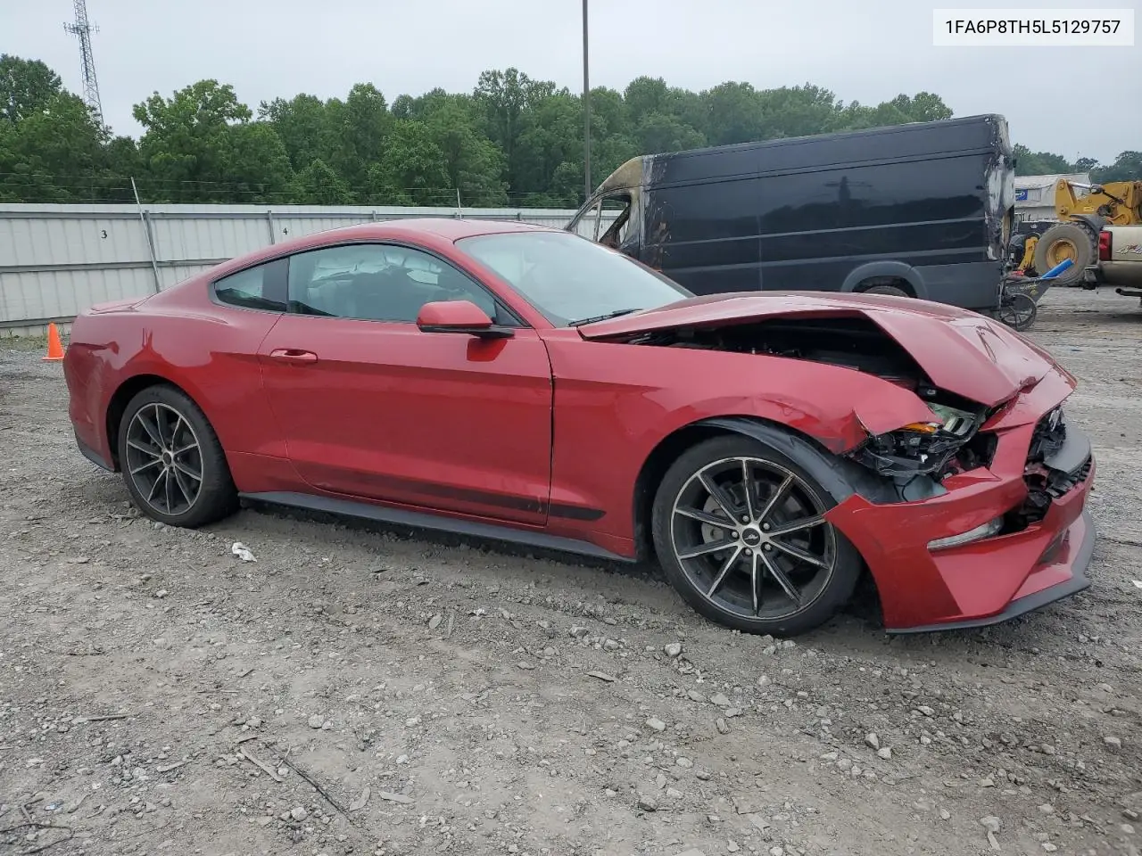 2020 Ford Mustang VIN: 1FA6P8TH5L5129757 Lot: 62587375