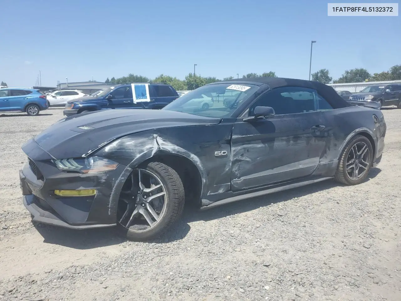 2020 Ford Mustang Gt VIN: 1FATP8FF4L5132372 Lot: 62913095