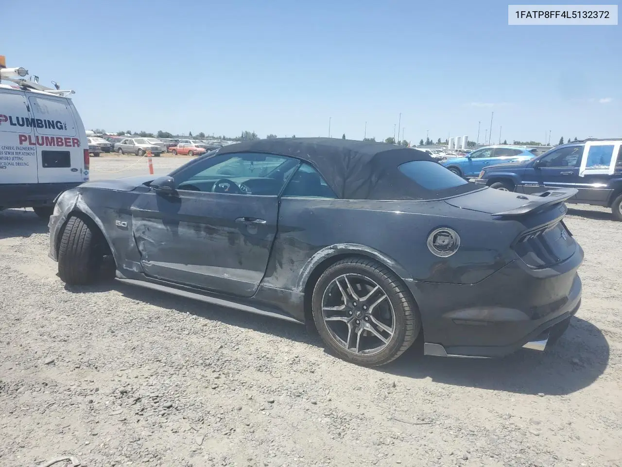 2020 Ford Mustang Gt VIN: 1FATP8FF4L5132372 Lot: 62913095