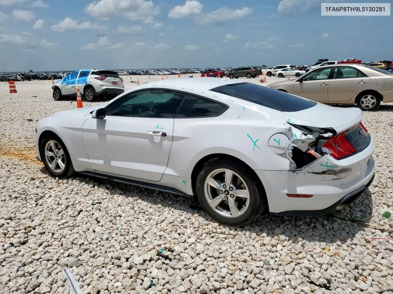 2020 Ford Mustang VIN: 1FA6P8TH9L5130281 Lot: 63022235