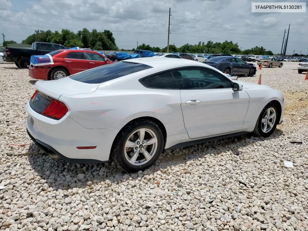 2020 Ford Mustang VIN: 1FA6P8TH9L5130281 Lot: 63022235