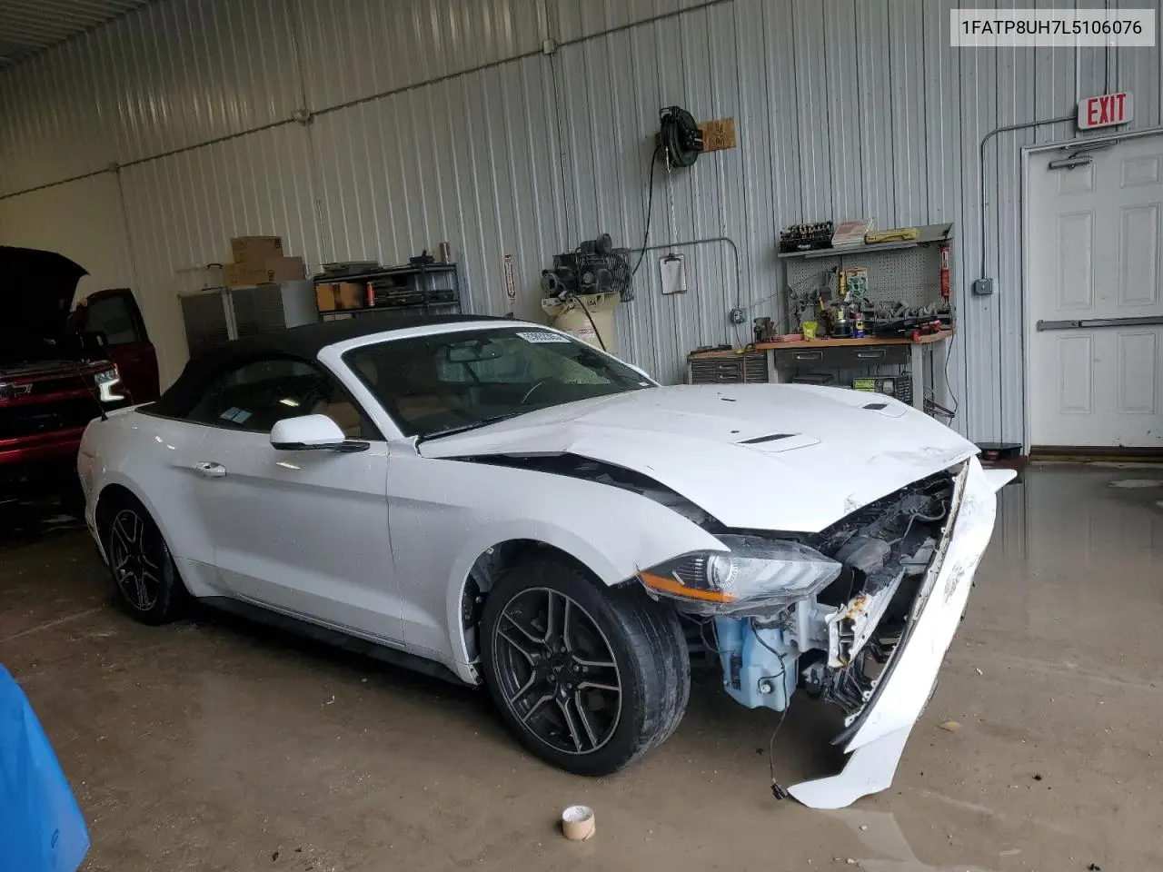 2020 Ford Mustang VIN: 1FATP8UH7L5106076 Lot: 63852305