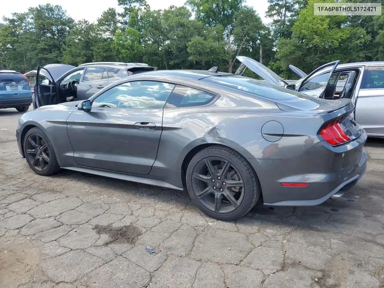 2020 Ford Mustang VIN: 1FA6P8TH0L5172421 Lot: 64550055