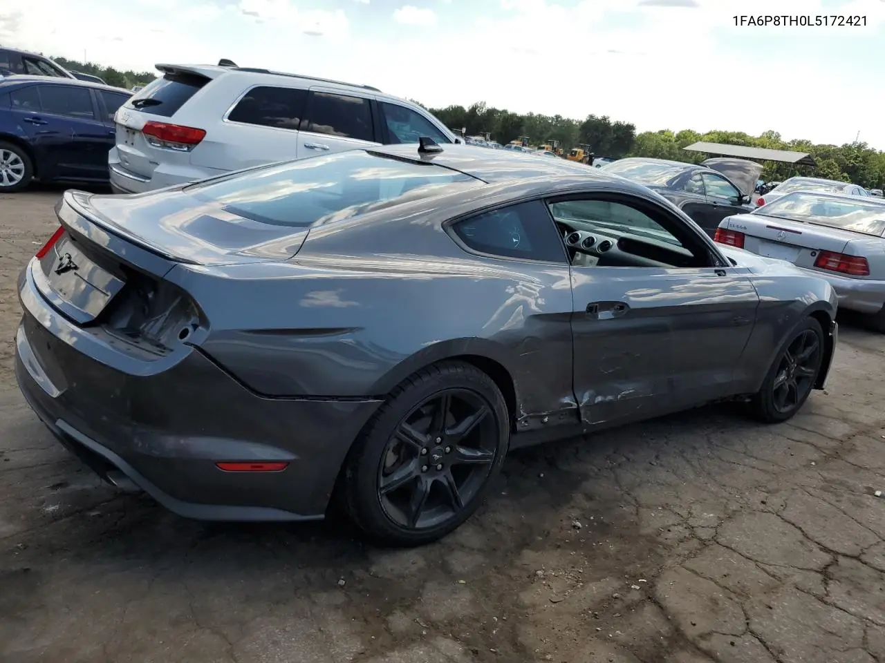 2020 Ford Mustang VIN: 1FA6P8TH0L5172421 Lot: 64550055