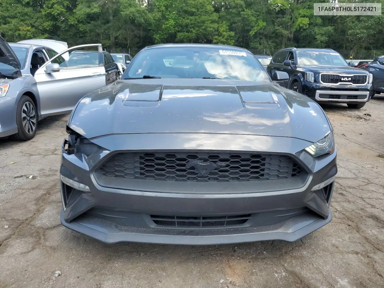 2020 Ford Mustang VIN: 1FA6P8TH0L5172421 Lot: 64550055