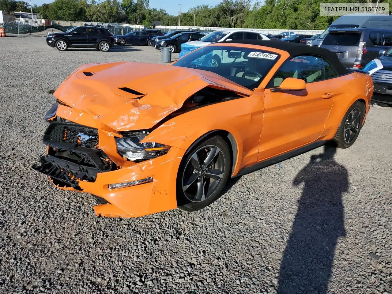 2020 Ford Mustang VIN: 1FATP8UH2L5156769 Lot: 65024925