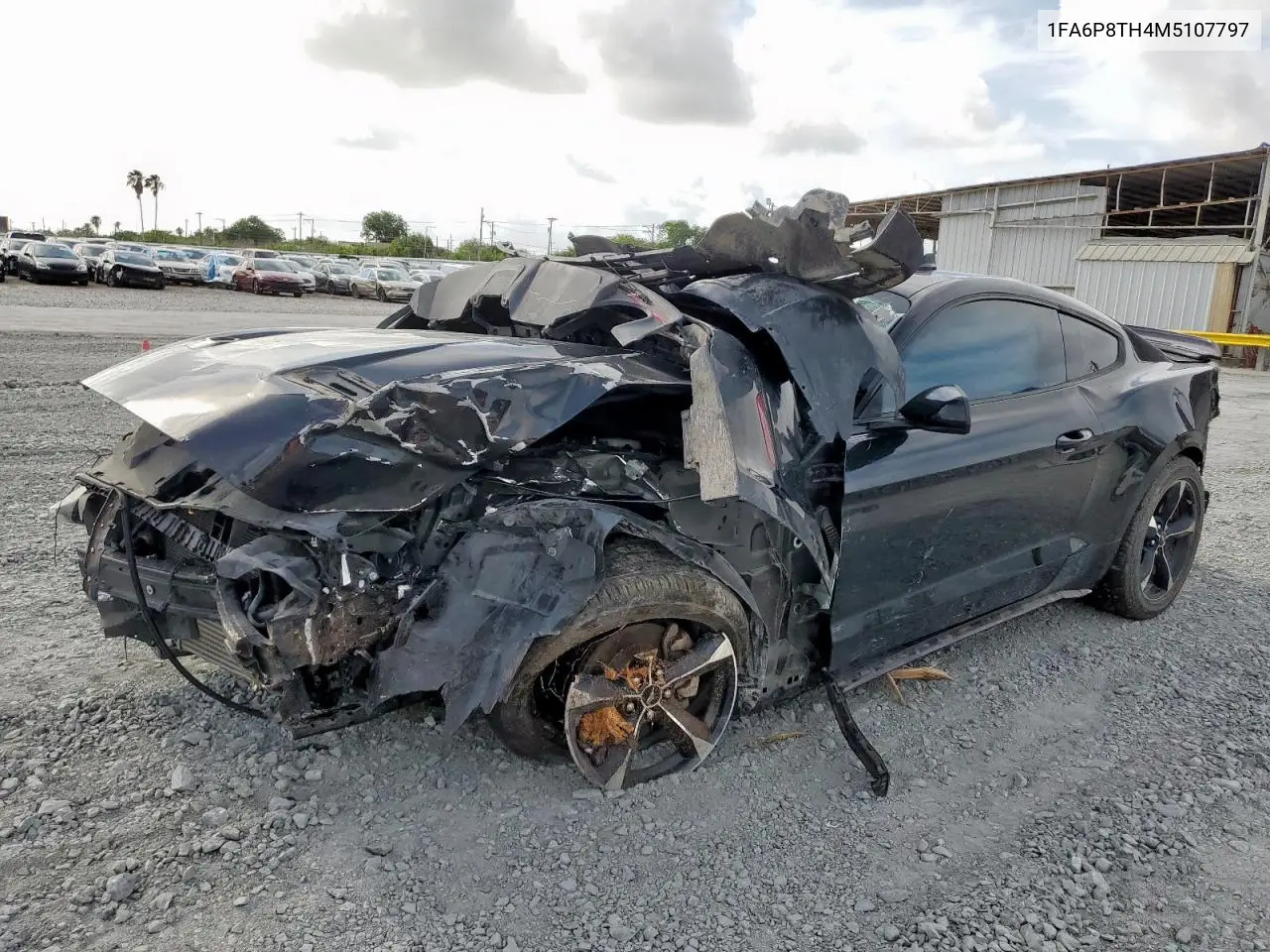 2021 Ford Mustang VIN: 1FA6P8TH4M5107797 Lot: 60061245