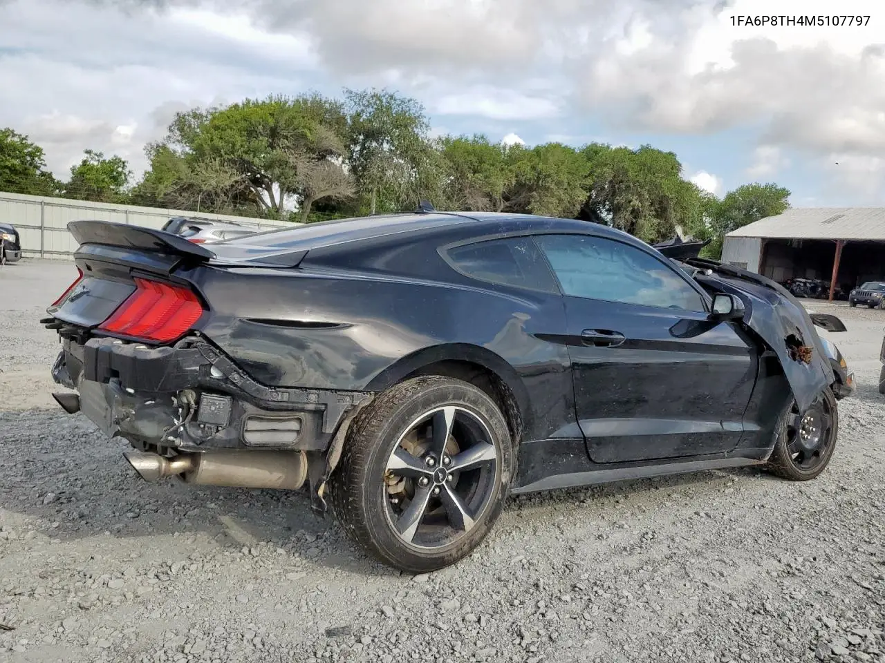 2021 Ford Mustang VIN: 1FA6P8TH4M5107797 Lot: 60061245
