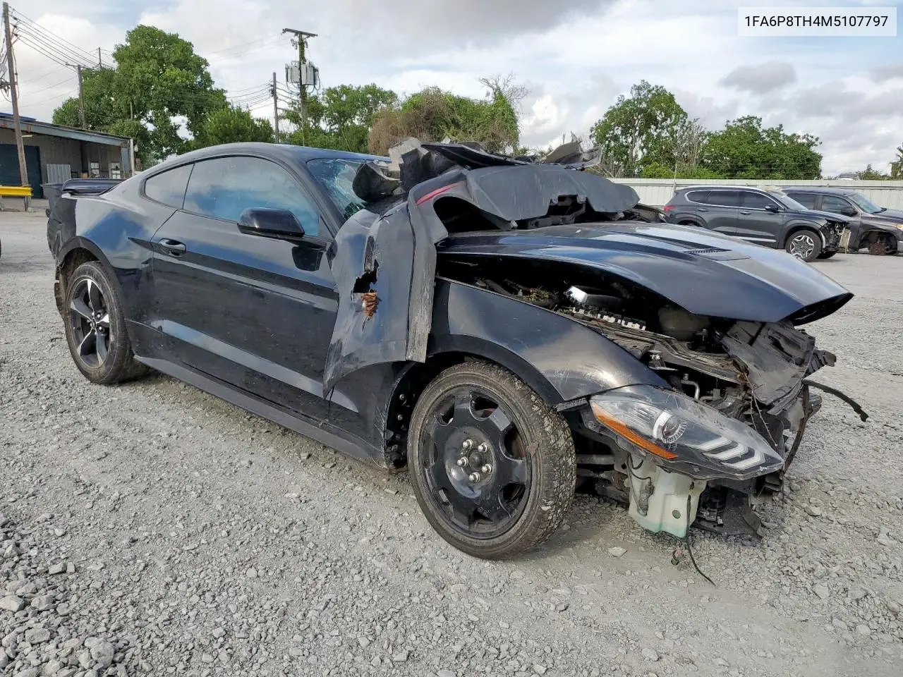 2021 Ford Mustang VIN: 1FA6P8TH4M5107797 Lot: 60061245