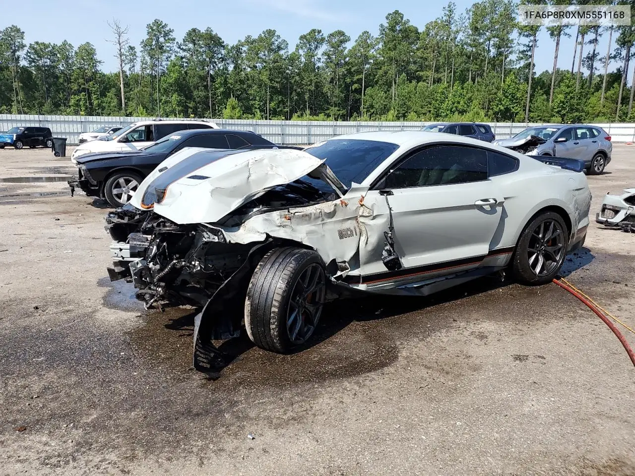 2021 Ford Mustang Mach I VIN: 1FA6P8R0XM5551168 Lot: 62323525