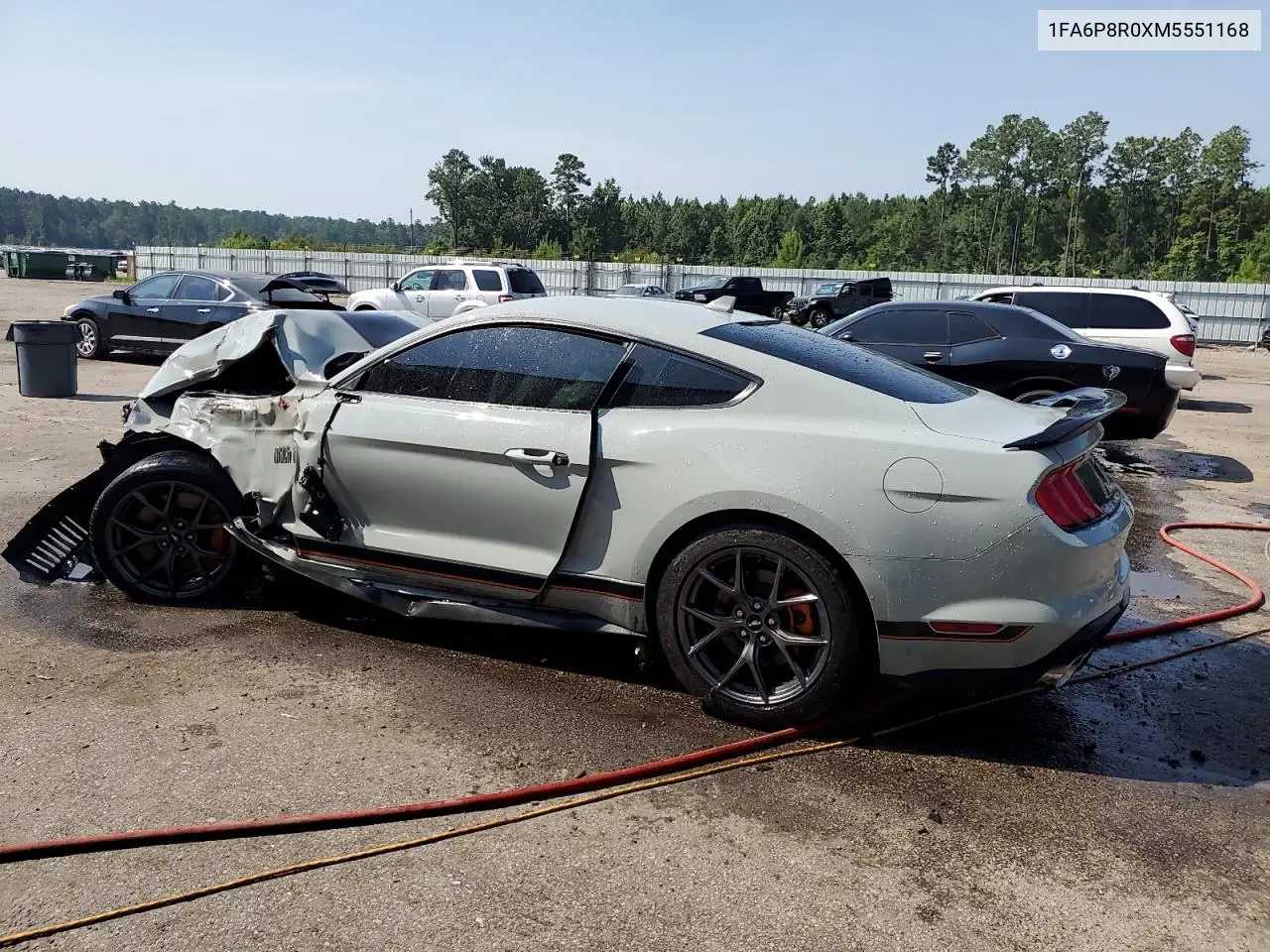2021 Ford Mustang Mach I VIN: 1FA6P8R0XM5551168 Lot: 62323525
