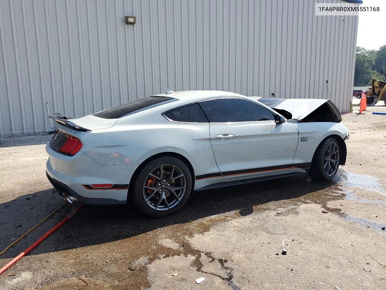 2021 Ford Mustang Mach I VIN: 1FA6P8R0XM5551168 Lot: 62323525
