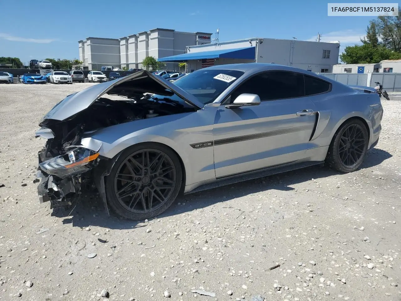 1FA6P8CF1M5137824 2021 Ford Mustang Gt