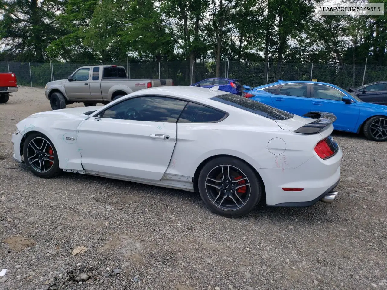 2021 Ford Mustang Gt VIN: 1FA6P8CF3M5149585 Lot: 62832665