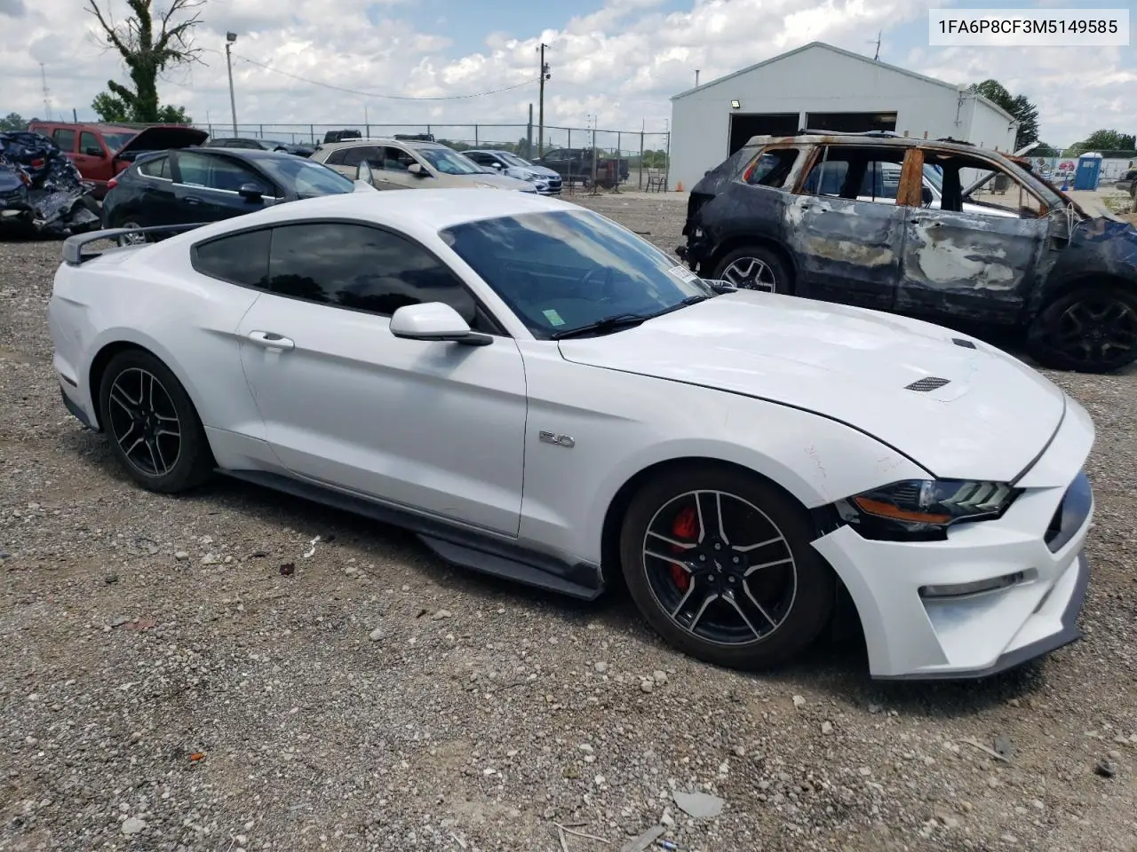 2021 Ford Mustang Gt VIN: 1FA6P8CF3M5149585 Lot: 62832665