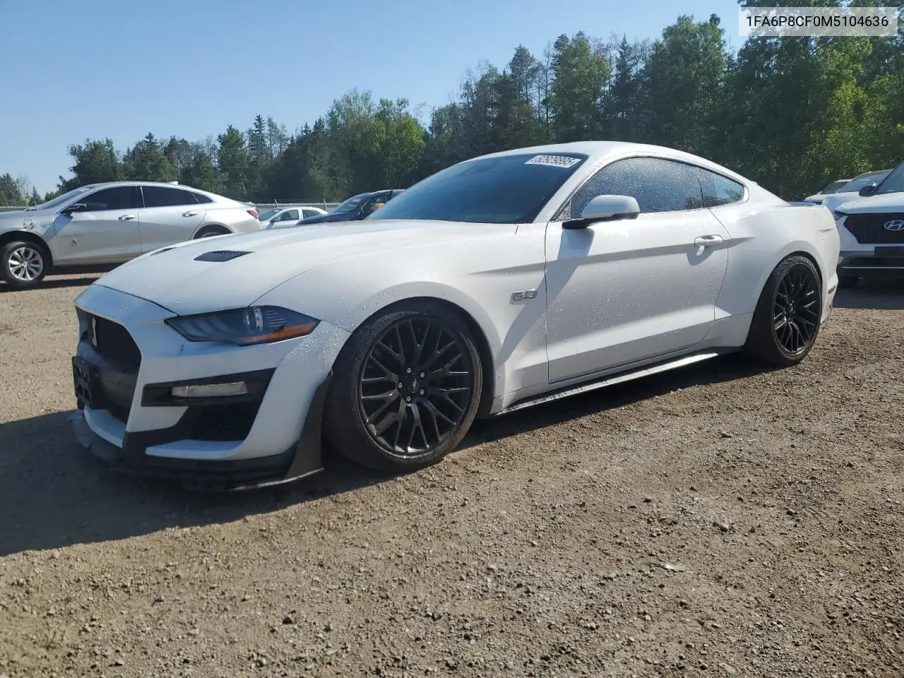 2021 Ford Mustang Gt VIN: 1FA6P8CF0M5104636 Lot: 62929895