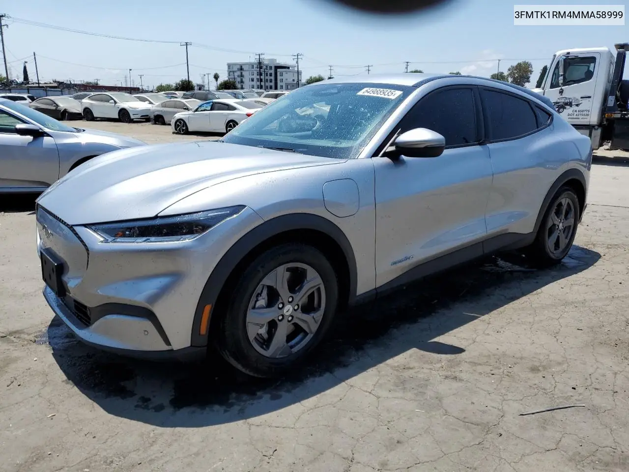 2021 Ford Mustang Mach-E Select VIN: 3FMTK1RM4MMA58999 Lot: 64988935