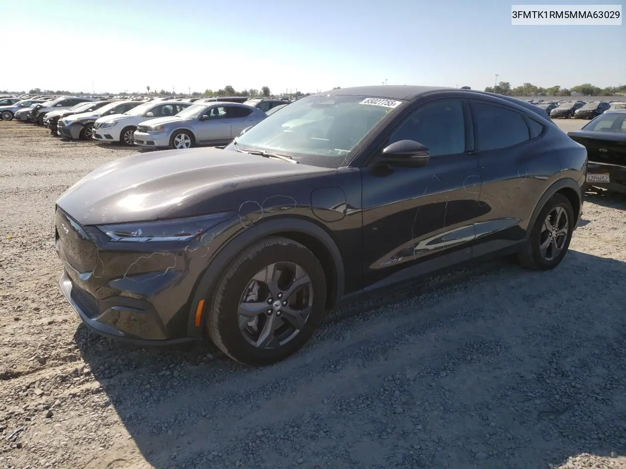 2021 Ford Mustang Mach-E Select VIN: 3FMTK1RM5MMA63029 Lot: 65027755