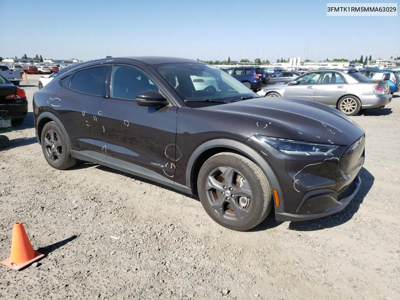 2021 Ford Mustang Mach-E Select VIN: 3FMTK1RM5MMA63029 Lot: 65027755