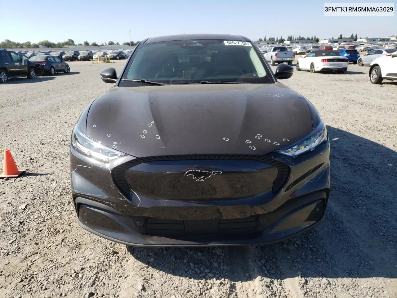 2021 Ford Mustang Mach-E Select VIN: 3FMTK1RM5MMA63029 Lot: 65027755
