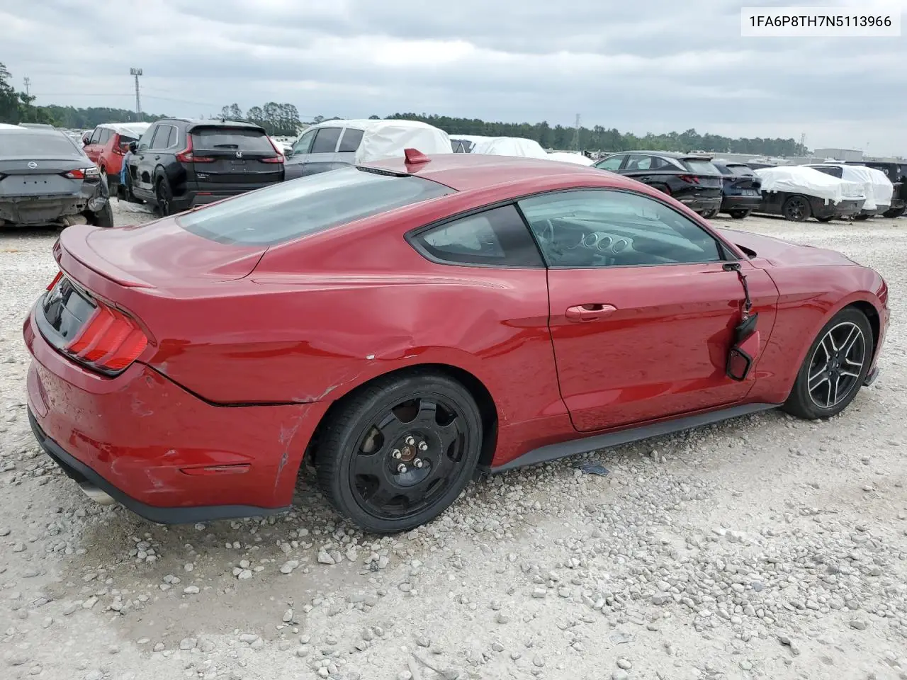 2022 Ford Mustang VIN: 1FA6P8TH7N5113966 Lot: 53068705