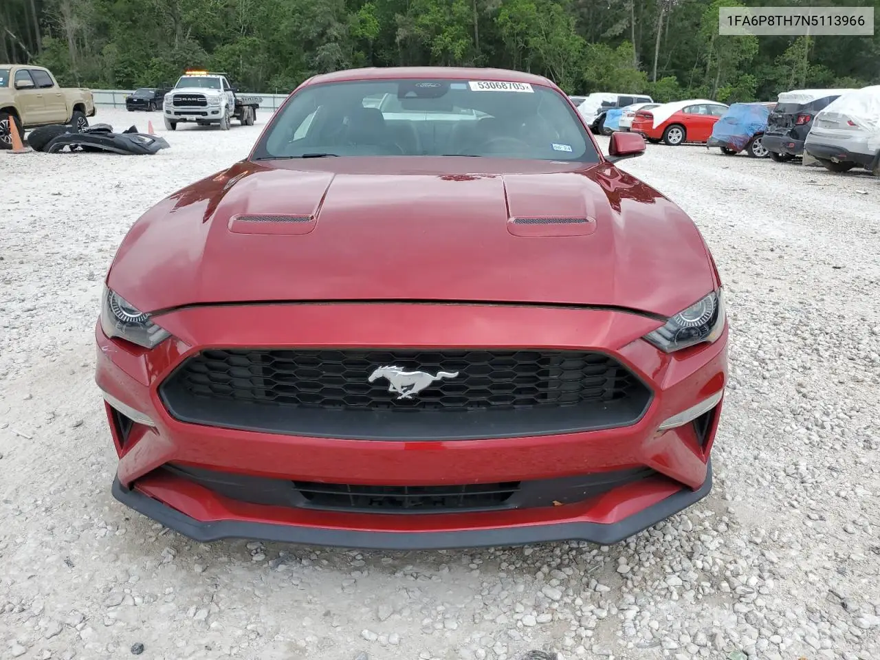 2022 Ford Mustang VIN: 1FA6P8TH7N5113966 Lot: 53068705