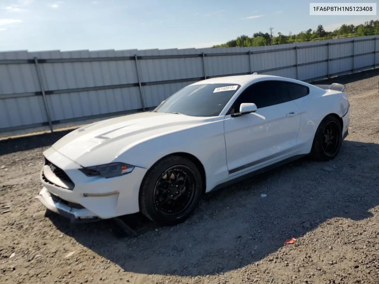 2022 Ford Mustang VIN: 1FA6P8TH1N5123408 Lot: 56150915