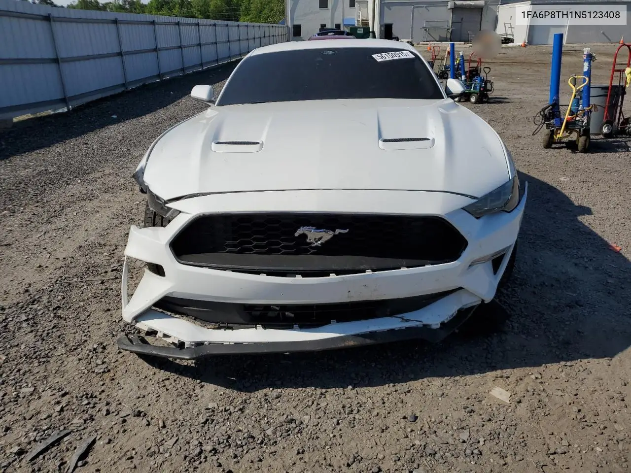 2022 Ford Mustang VIN: 1FA6P8TH1N5123408 Lot: 56150915