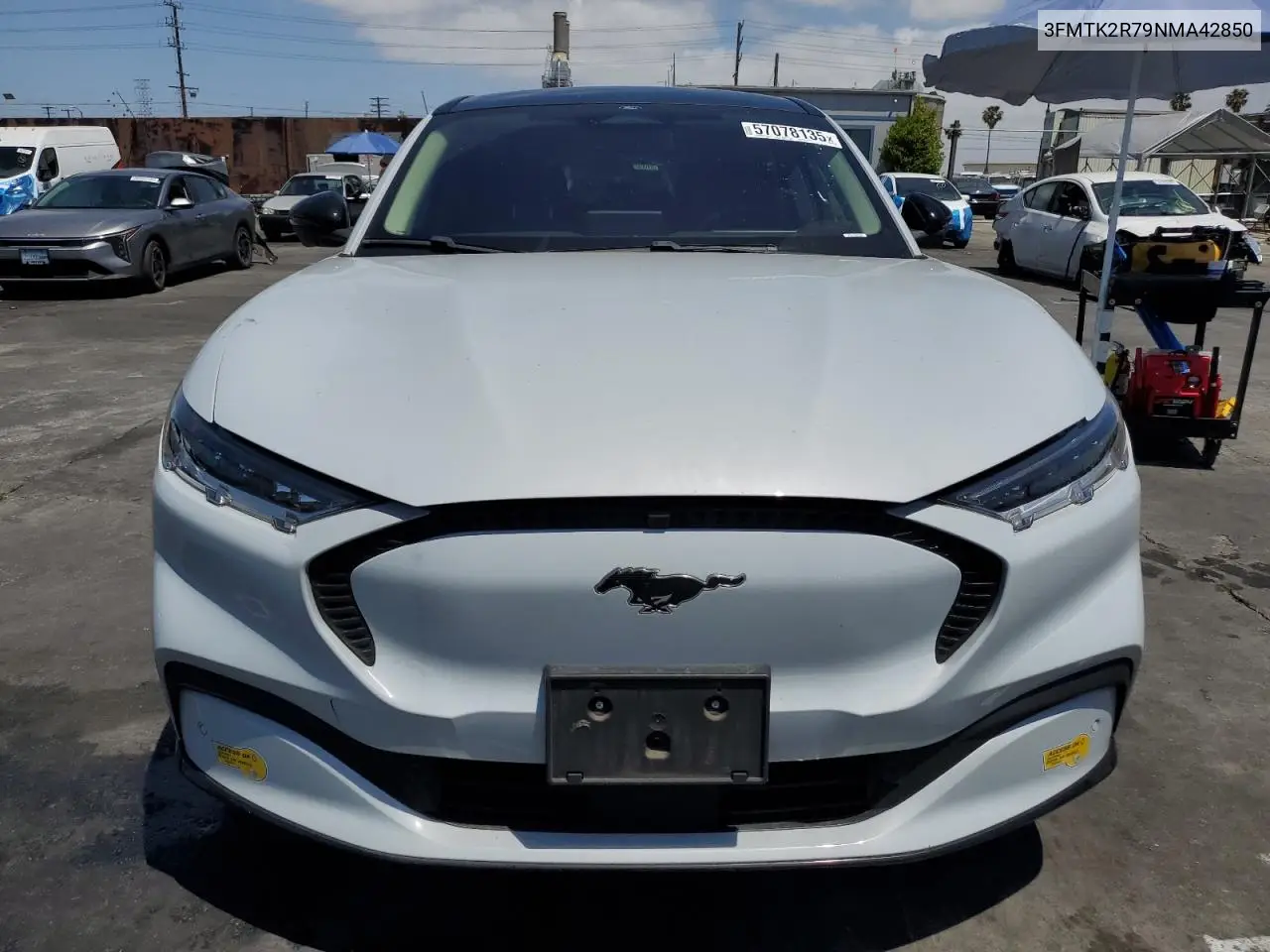 2022 Ford Mustang Mach-E California Route 1 VIN: 3FMTK2R79NMA42850 Lot: 57078135