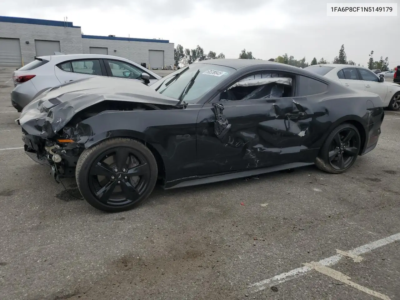 2022 Ford Mustang Gt VIN: 1FA6P8CF1N5149179 Lot: 58538845