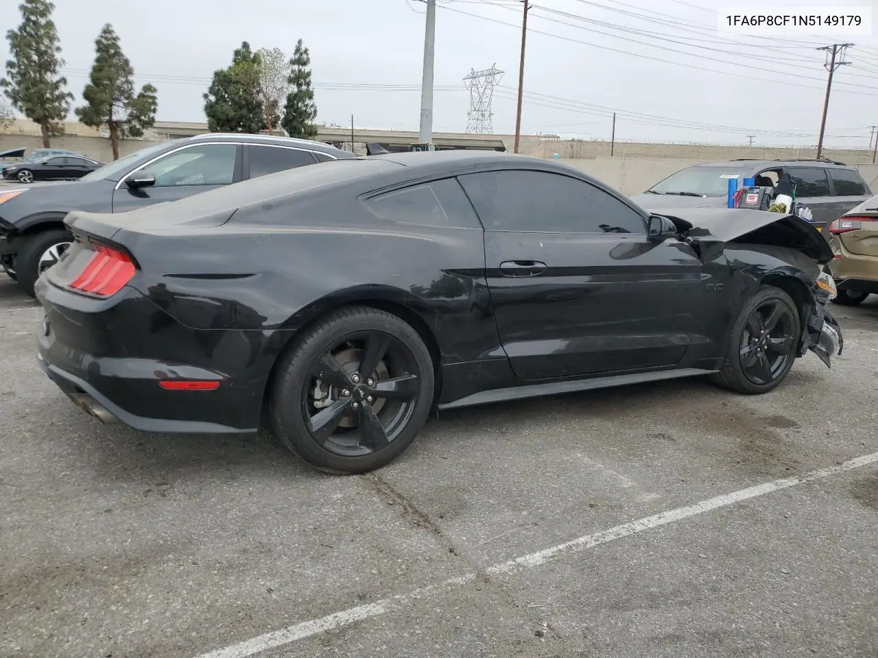 2022 Ford Mustang Gt VIN: 1FA6P8CF1N5149179 Lot: 58538845