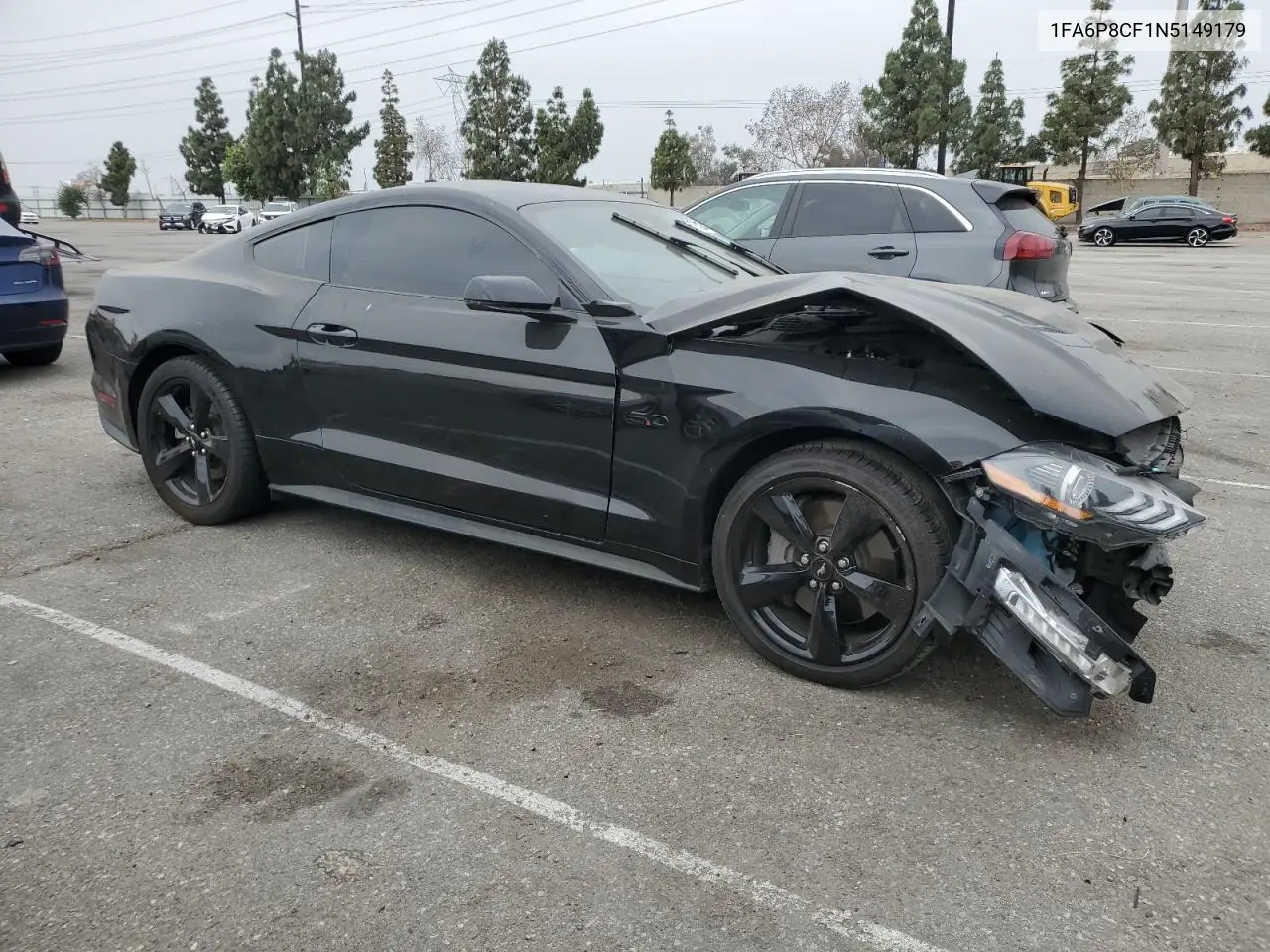 2022 Ford Mustang Gt VIN: 1FA6P8CF1N5149179 Lot: 58538845