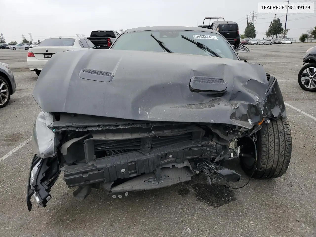 2022 Ford Mustang Gt VIN: 1FA6P8CF1N5149179 Lot: 58538845