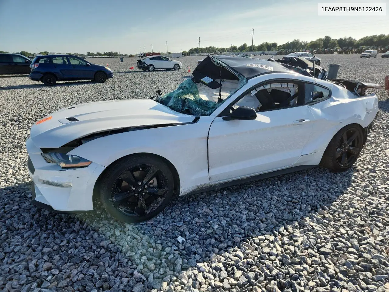 2022 Ford Mustang VIN: 1FA6P8TH9N5122426 Lot: 60268085