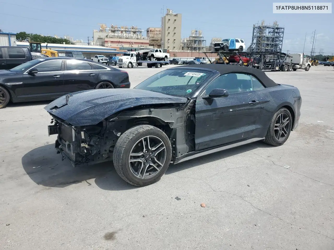 2022 Ford Mustang VIN: 1FATP8UH8N5118871 Lot: 62745435