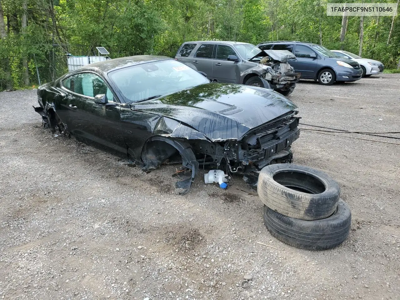 2022 Ford Mustang Gt VIN: 1FA6P8CF9N5110646 Lot: 62827955