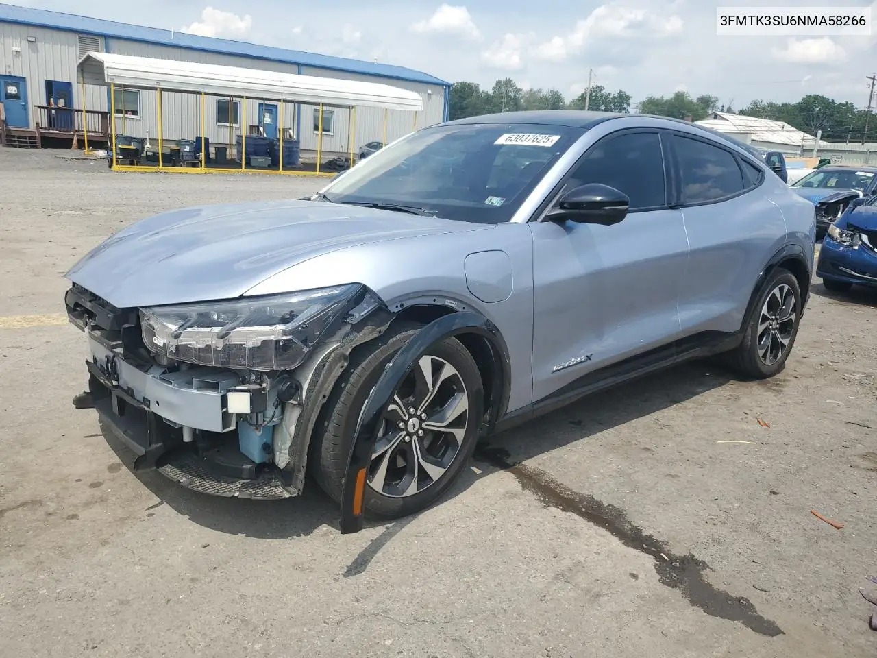 2022 Ford Mustang Mach-E Premium VIN: 3FMTK3SU6NMA58266 Lot: 63037625