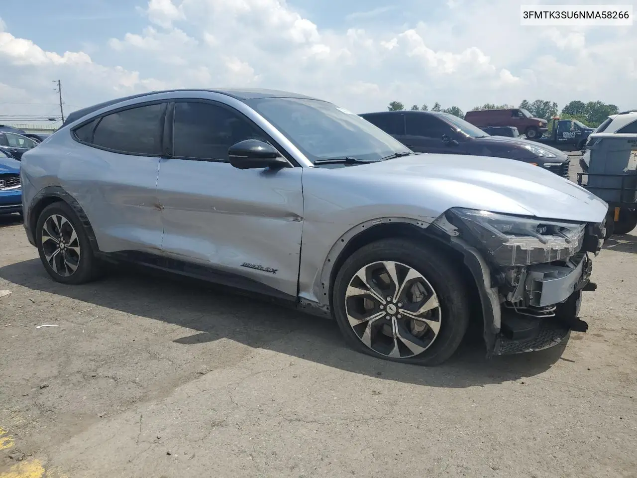 2022 Ford Mustang Mach-E Premium VIN: 3FMTK3SU6NMA58266 Lot: 63037625