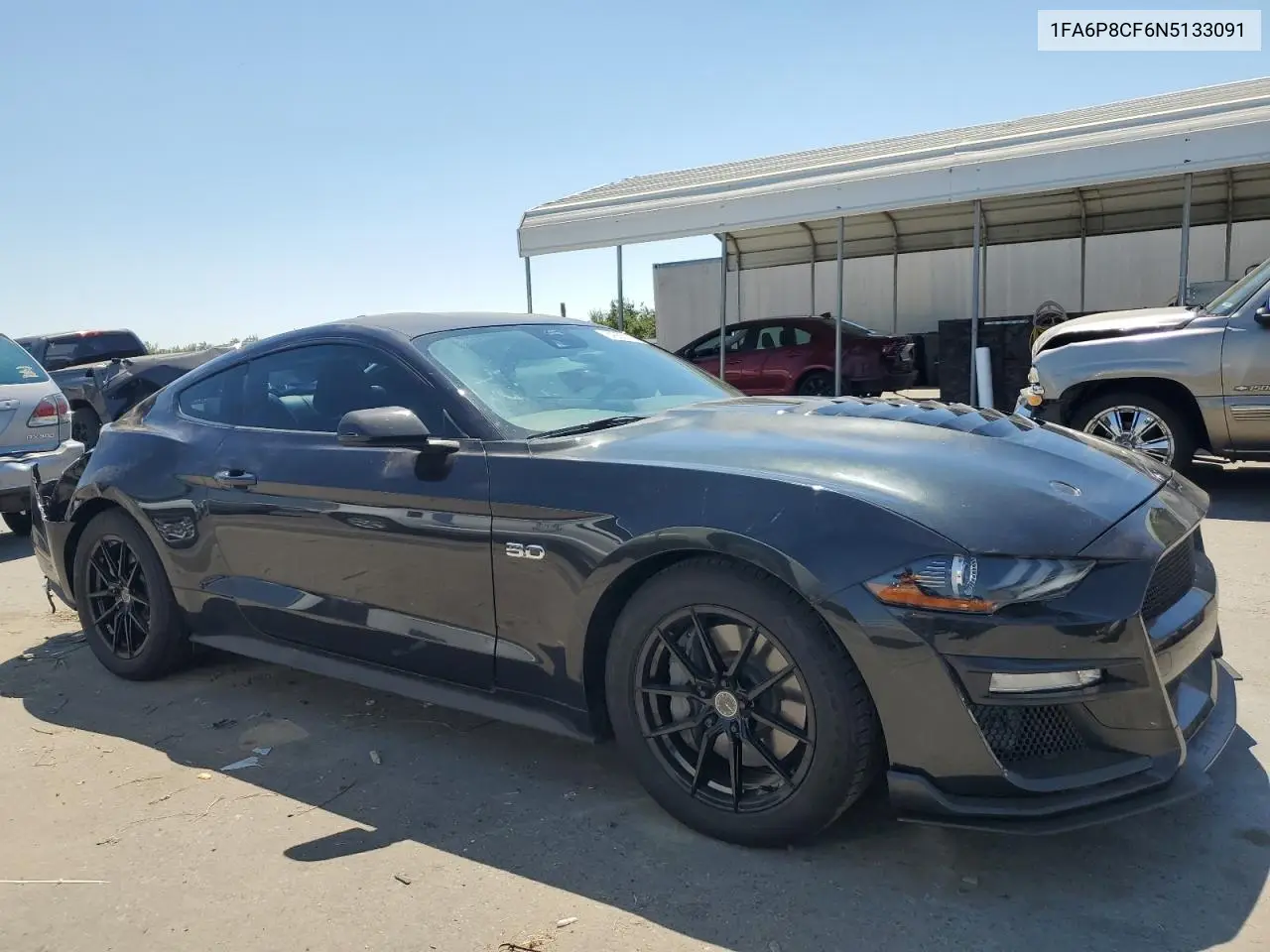 2022 Ford Mustang Gt VIN: 1FA6P8CF6N5133091 Lot: 64253075