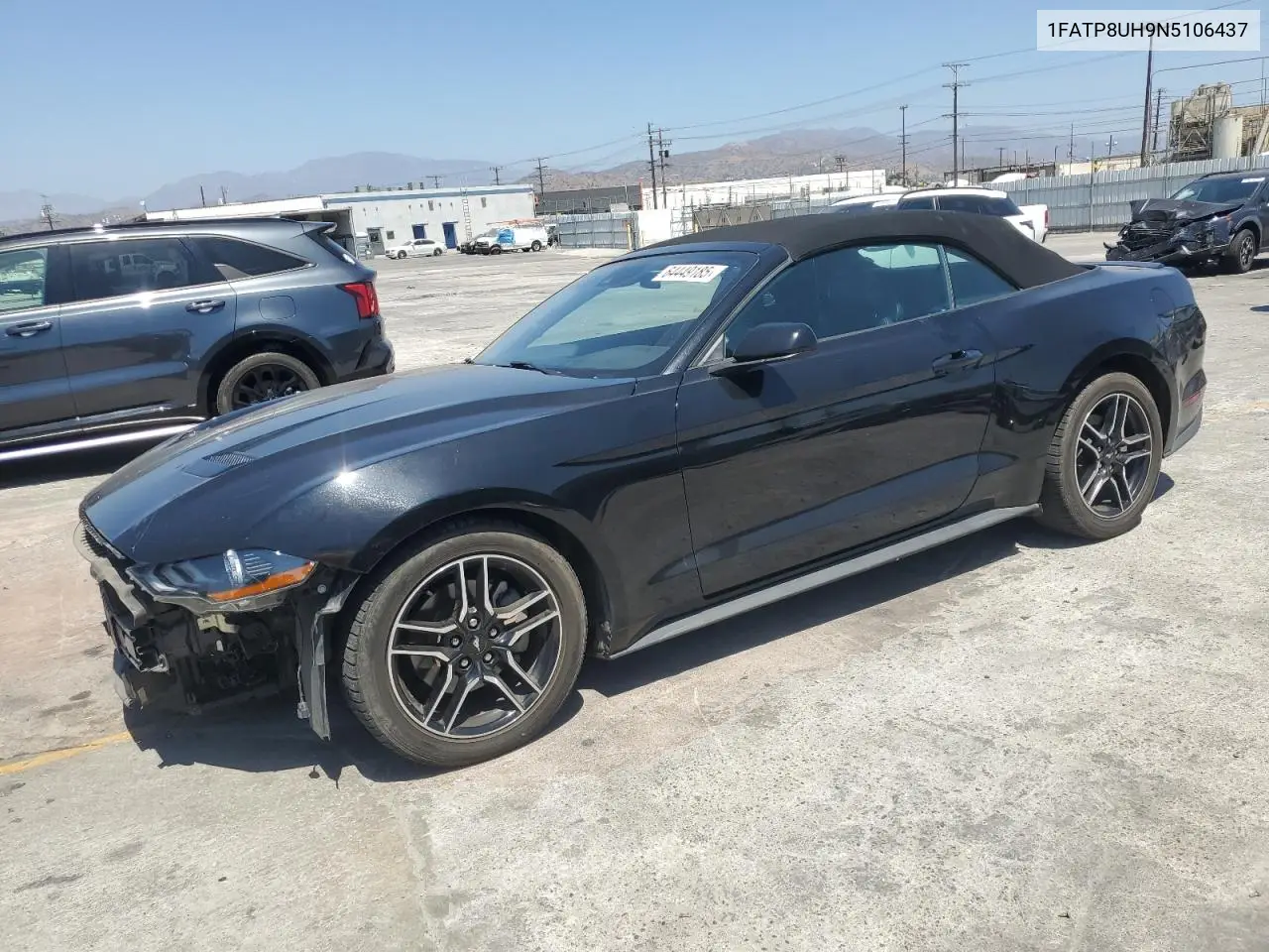 2022 Ford Mustang VIN: 1FATP8UH9N5106437 Lot: 64449185