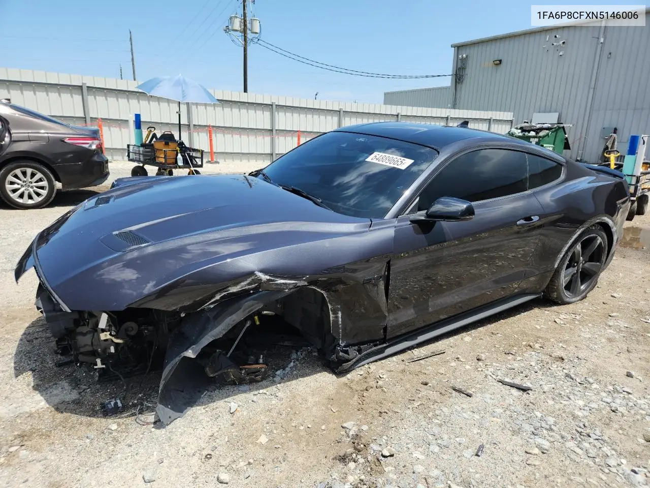 2022 Ford Mustang Gt VIN: 1FA6P8CFXN5146006 Lot: 64889665