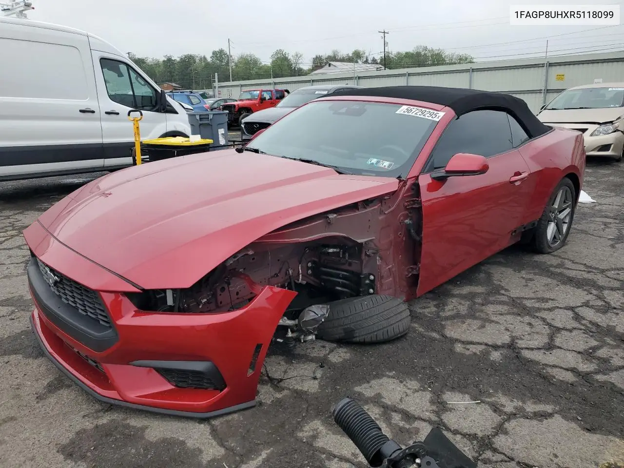 2024 Ford Mustang VIN: 1FAGP8UHXR5118099 Lot: 56729295