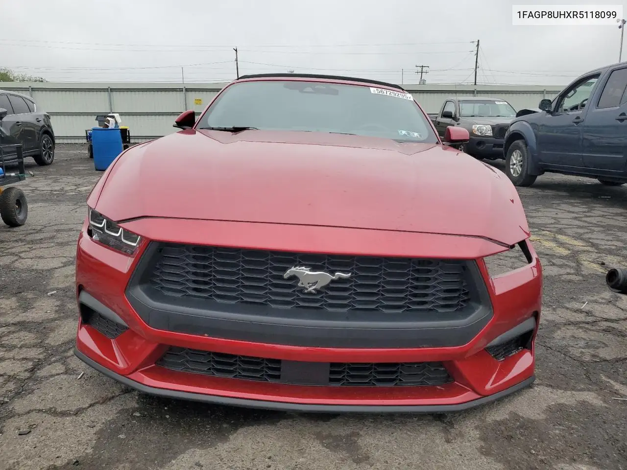 2024 Ford Mustang VIN: 1FAGP8UHXR5118099 Lot: 56729295