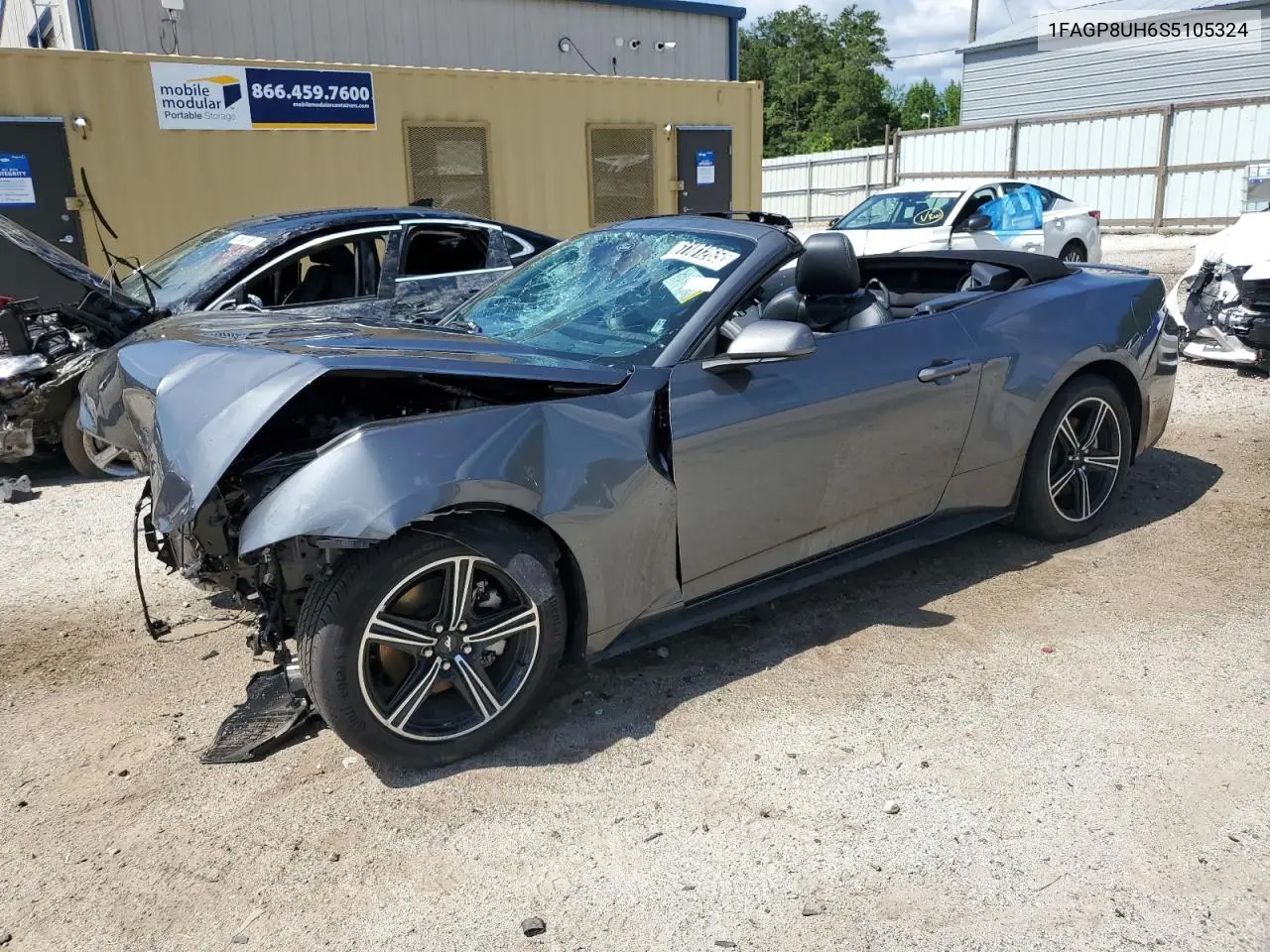 2025 Ford Mustang VIN: 1FAGP8UH6S5105324 Lot: 61181265