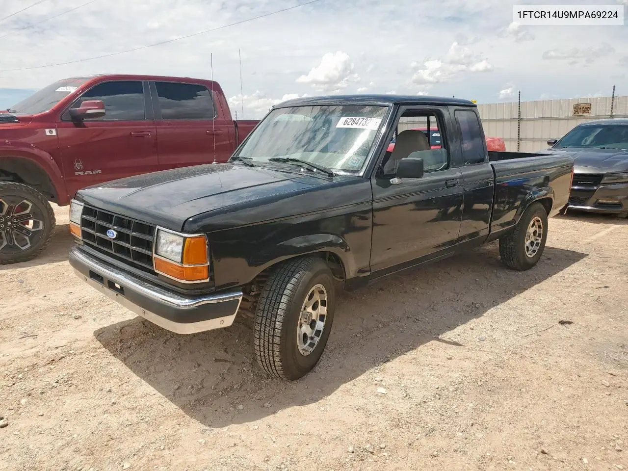 1991 Ford Ranger Super Cab VIN: 1FTCR14U9MPA69224 Lot: 62847325