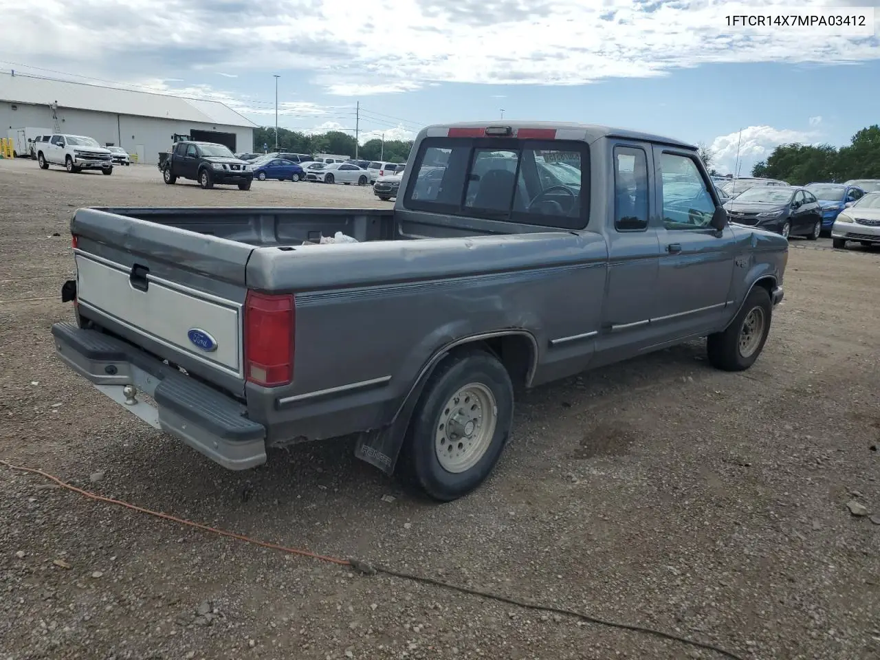 1991 Ford Ranger Super Cab VIN: 1FTCR14X7MPA03412 Lot: 63078515