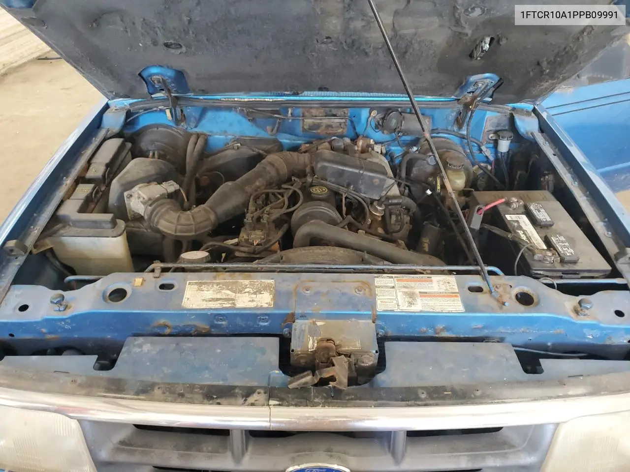 1993 Ford Ranger VIN: 1FTCR10A1PPB09991 Lot: 63262465